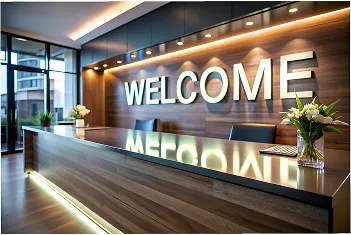 Attractive Custom Lobby Signs
