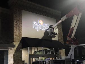 lighted sign repair and install